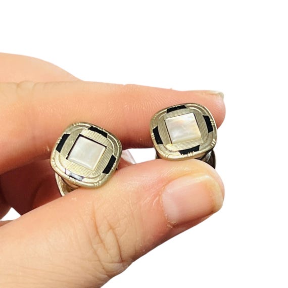 Antique Snap Link Cufflinks - Kum-A-Part Snap Tog… - image 8