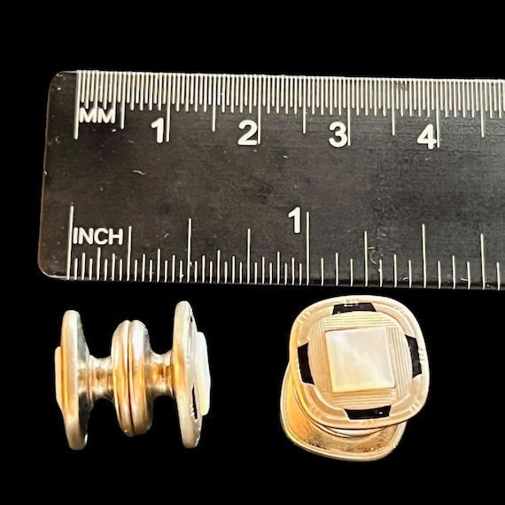 Antique Snap Link Cufflinks - Kum-A-Part Snap Tog… - image 9