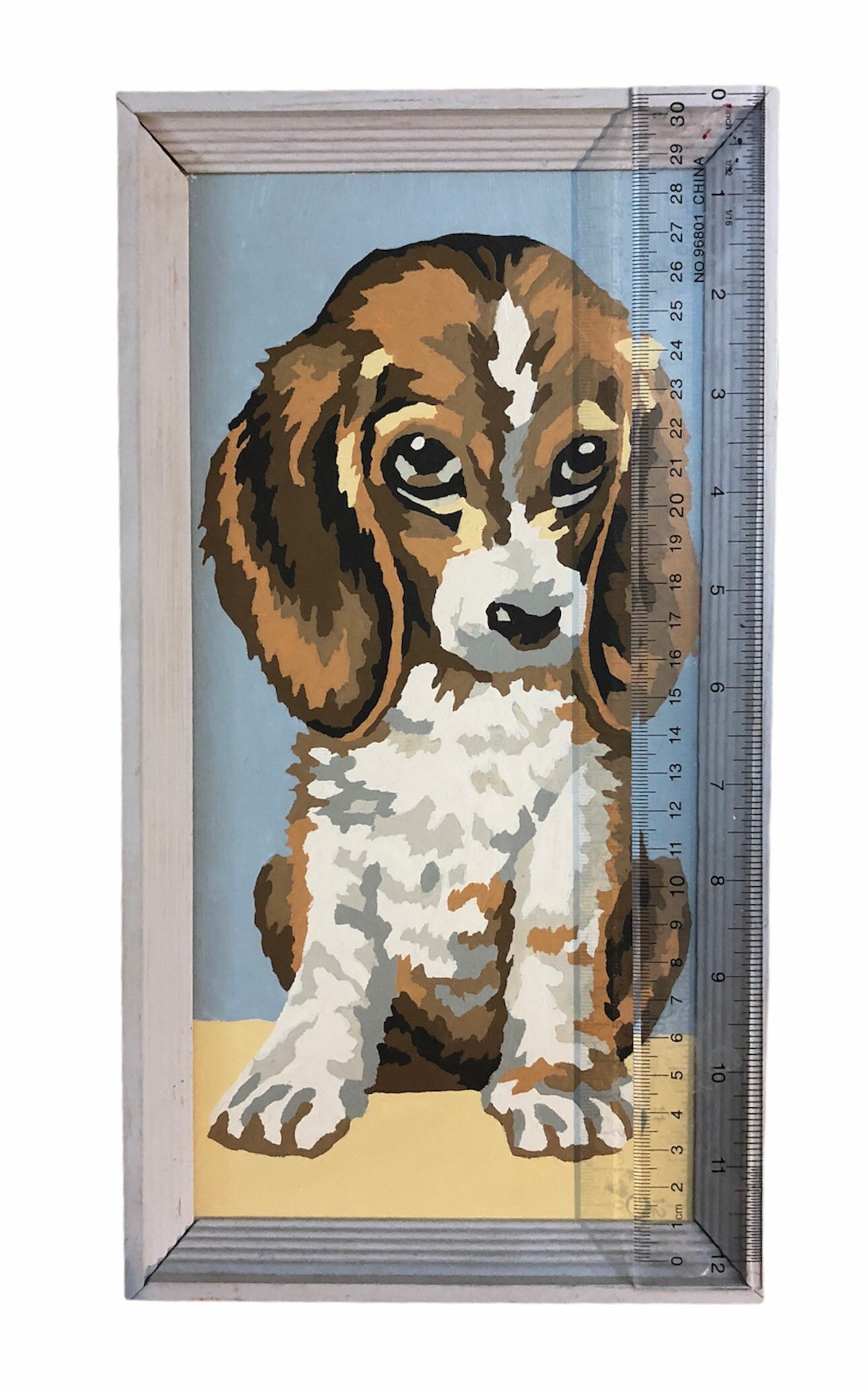 Dog Paint by Number / Beagle Paint by Number / Framed Paint by Number