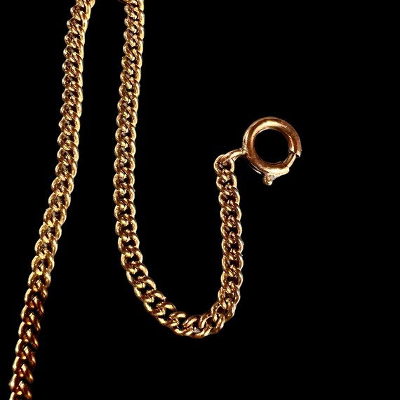 Antique Bronze Pocket Watch Chain / Watch Chain Choke… Gem
