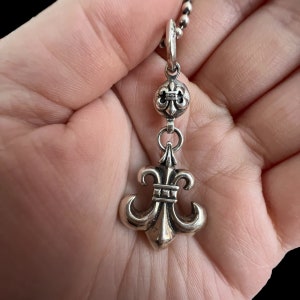 RESERVED Chrome Hearts BS Fleur De Lis Necklace. Chrome Hearts