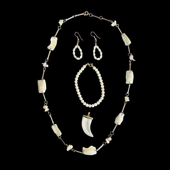 Vintage Mother of Pearl Jewelry Collection - Long 