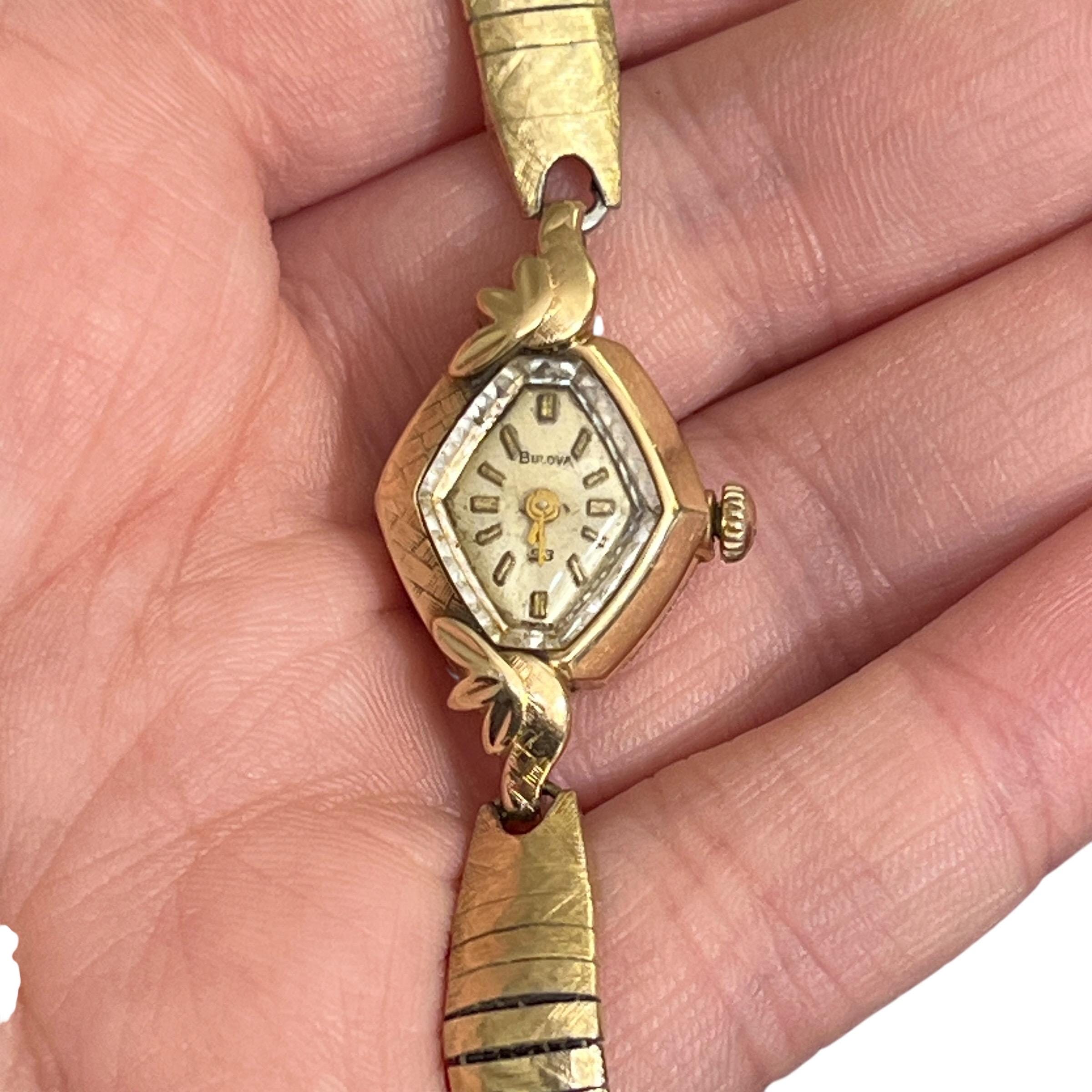 Bulova 10 k gold filled - Etsy 日本