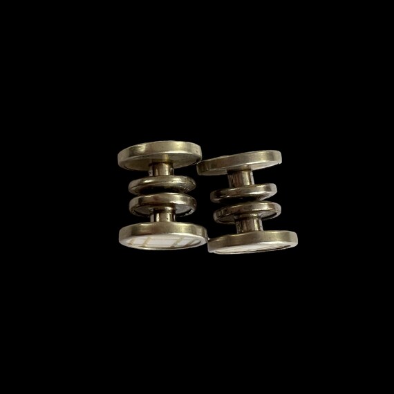 Antique Pres-To Snap Cufflinks. Vintage Snap Toge… - image 3