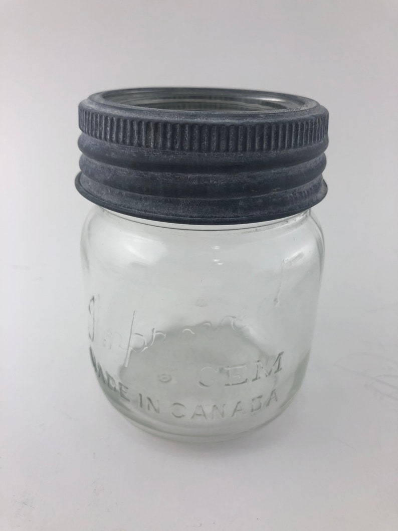 Rare Vintage Improved Gem Jar Canada Preserve/Jam/Canning Etsy