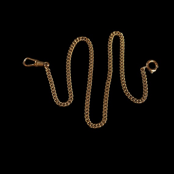 Antique Bronze Pocket Watch Chain / Watch Chain Choke… Gem