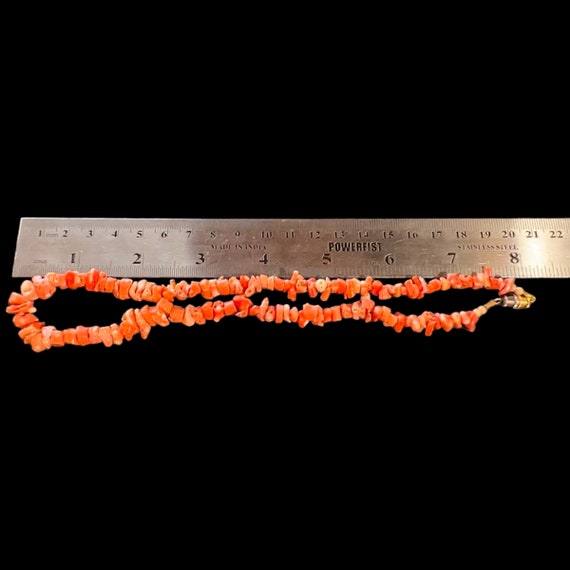 Vintage Coral Necklace. Vintage Pink Coral Neckla… - image 5