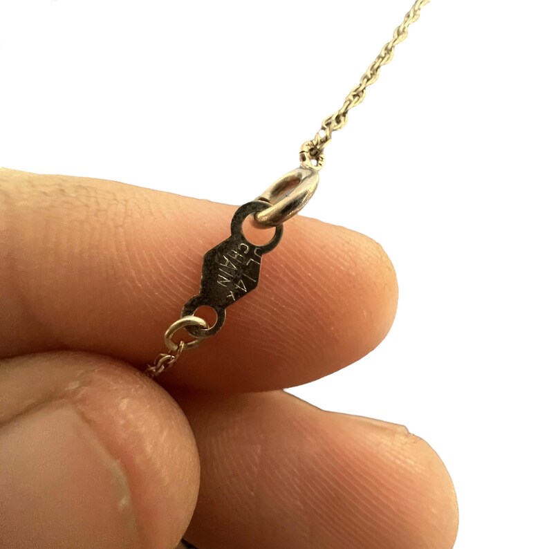Diamond and White Gold Pendant on Chain - 14K White Gold Diamond Necklace - 14K Diamond Cluster Necklace - 16” 14K White Gold Chain image 7