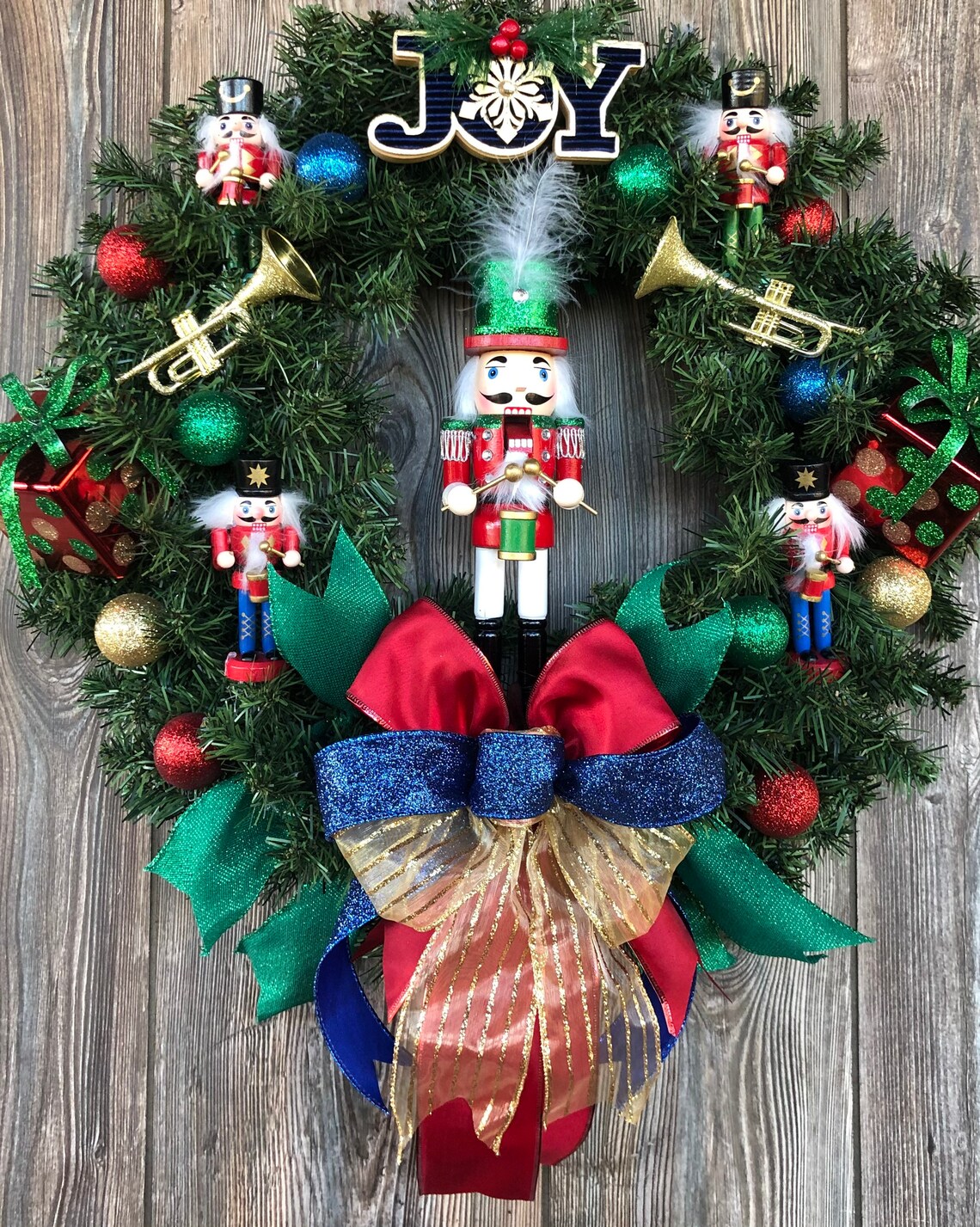 Nutcracker Wreath Etsy