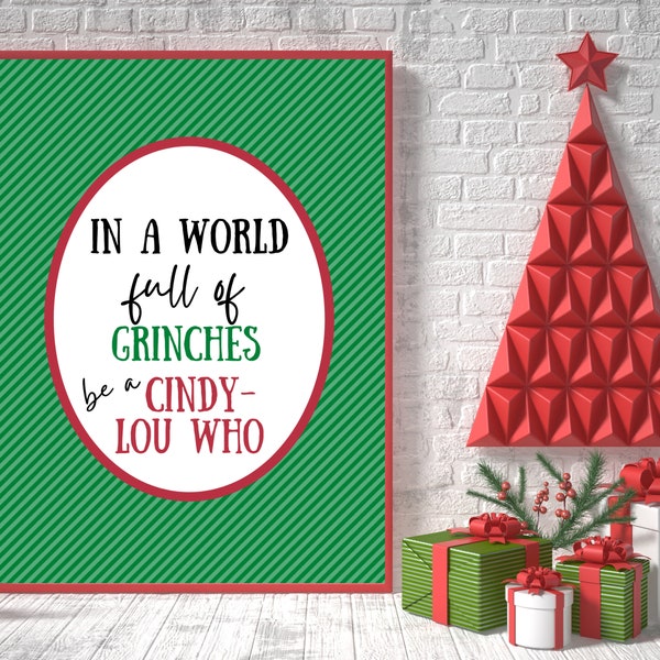 Cindy Lou Who Printable - Etsy