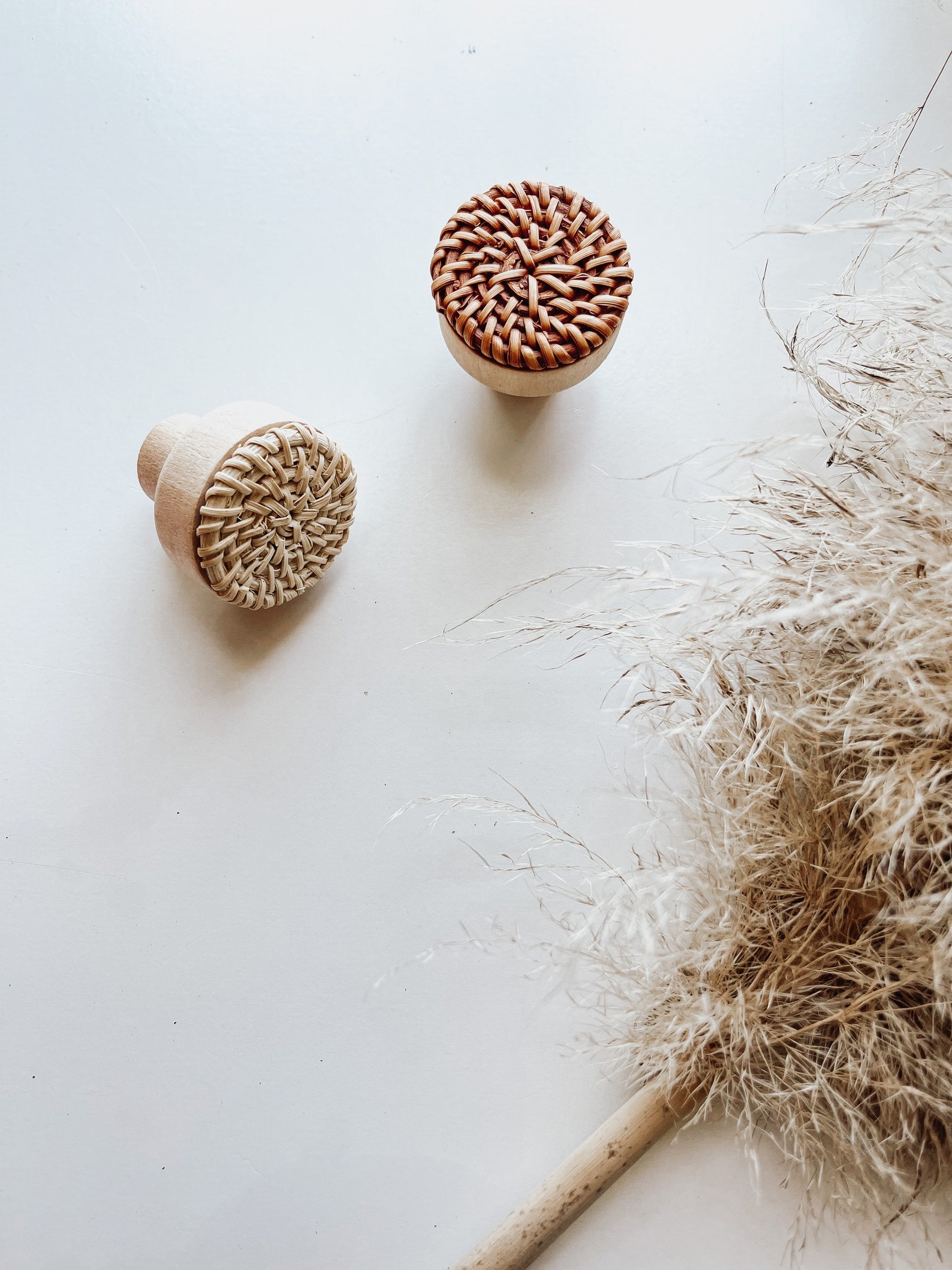 Boho Rattan furniture knobs rattan furniture knobs Etsy