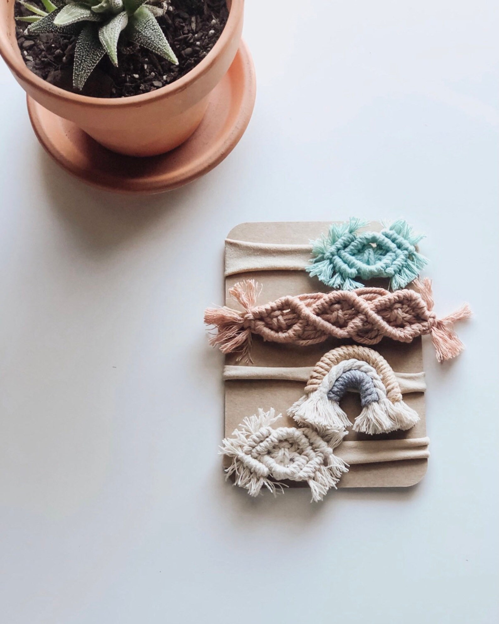 Boho Headbands Boho baby headbands Macrame Headbands Etsy