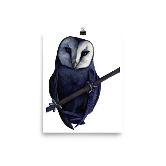 Wan Shi Ton Owl Poster Avatar The Last Airbender Poster Etsy