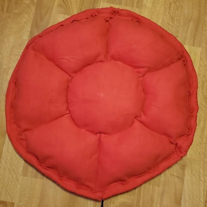 Multi color paws Nesting reversible fleece dog bed cat bed