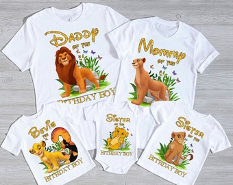 Lion King Birthday Shirt Etsy