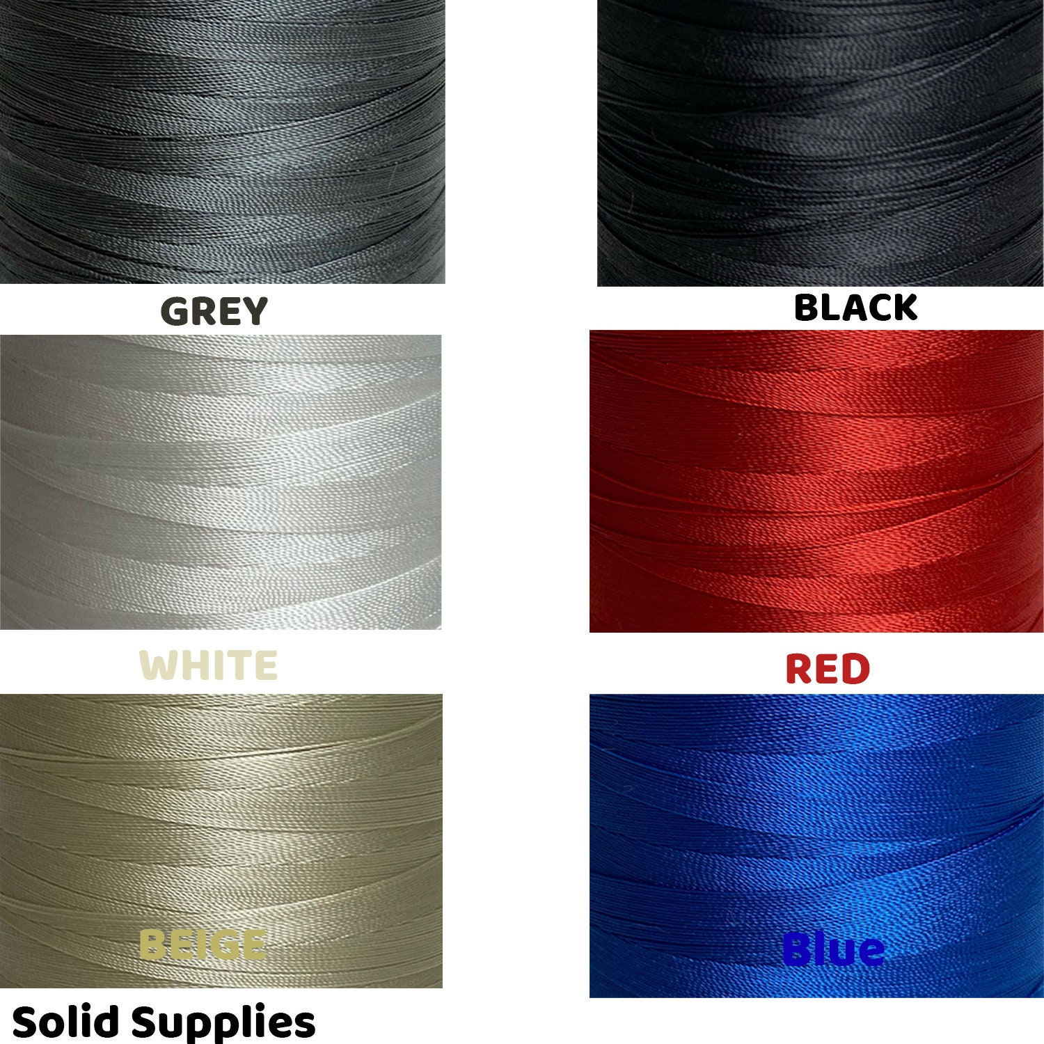 Hilo de nylon T135 3200yds SEIS COLORES hilo de nylon Etsy