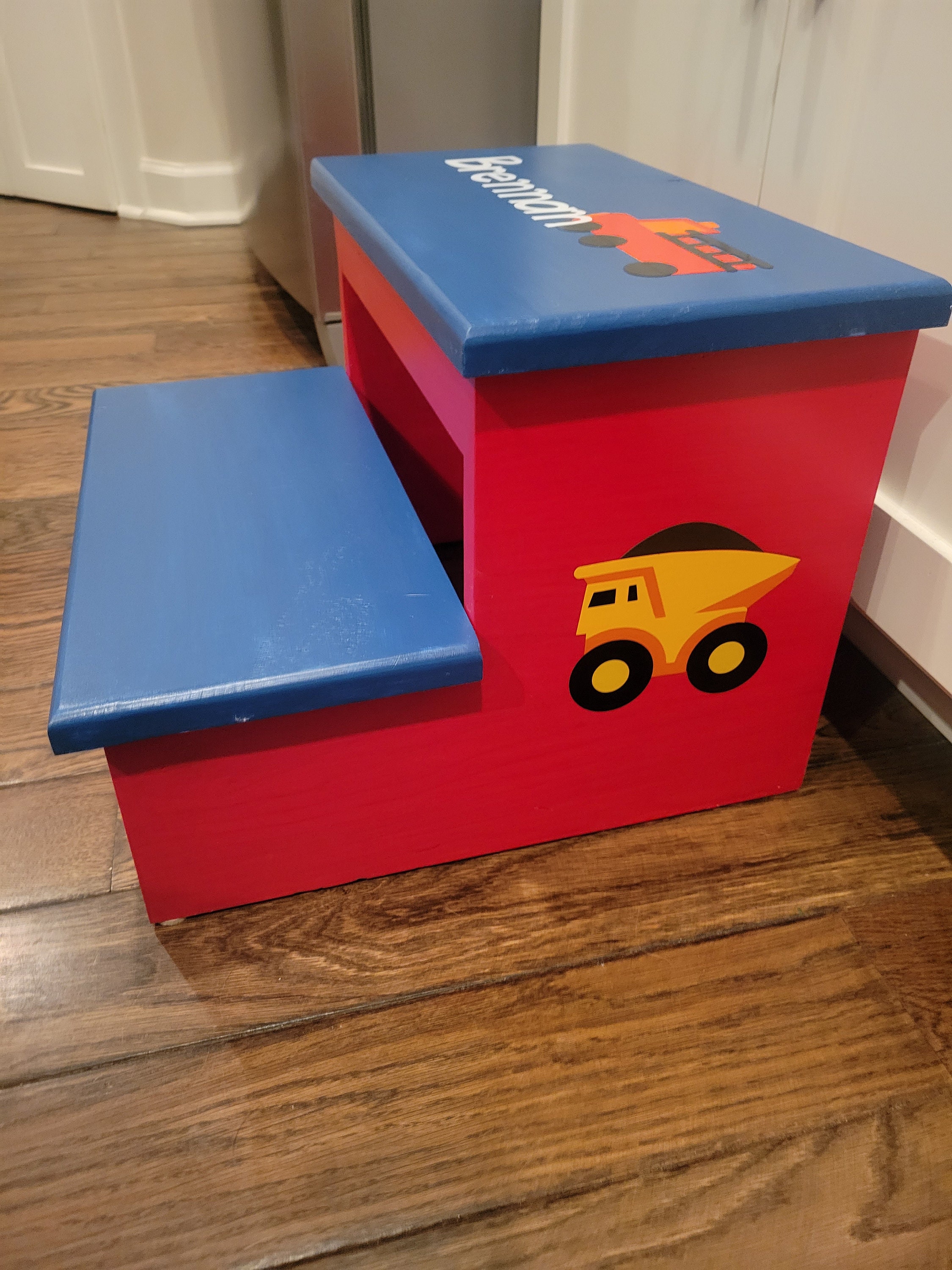 Personalized Kids Step Stool Etsy