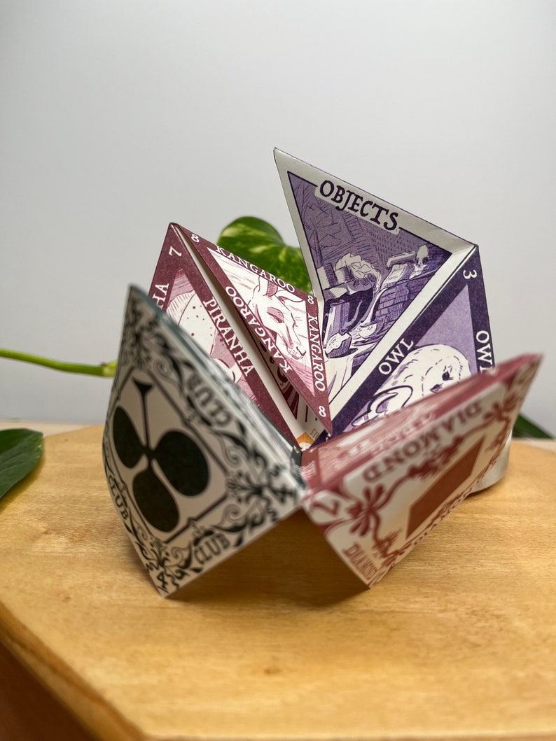 パクパク pakupaku fortune teller cootie catcher for art block image 2