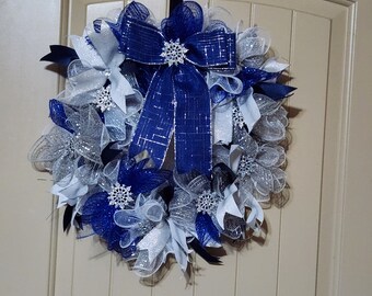 Guirlanda de floco de neve de 16"