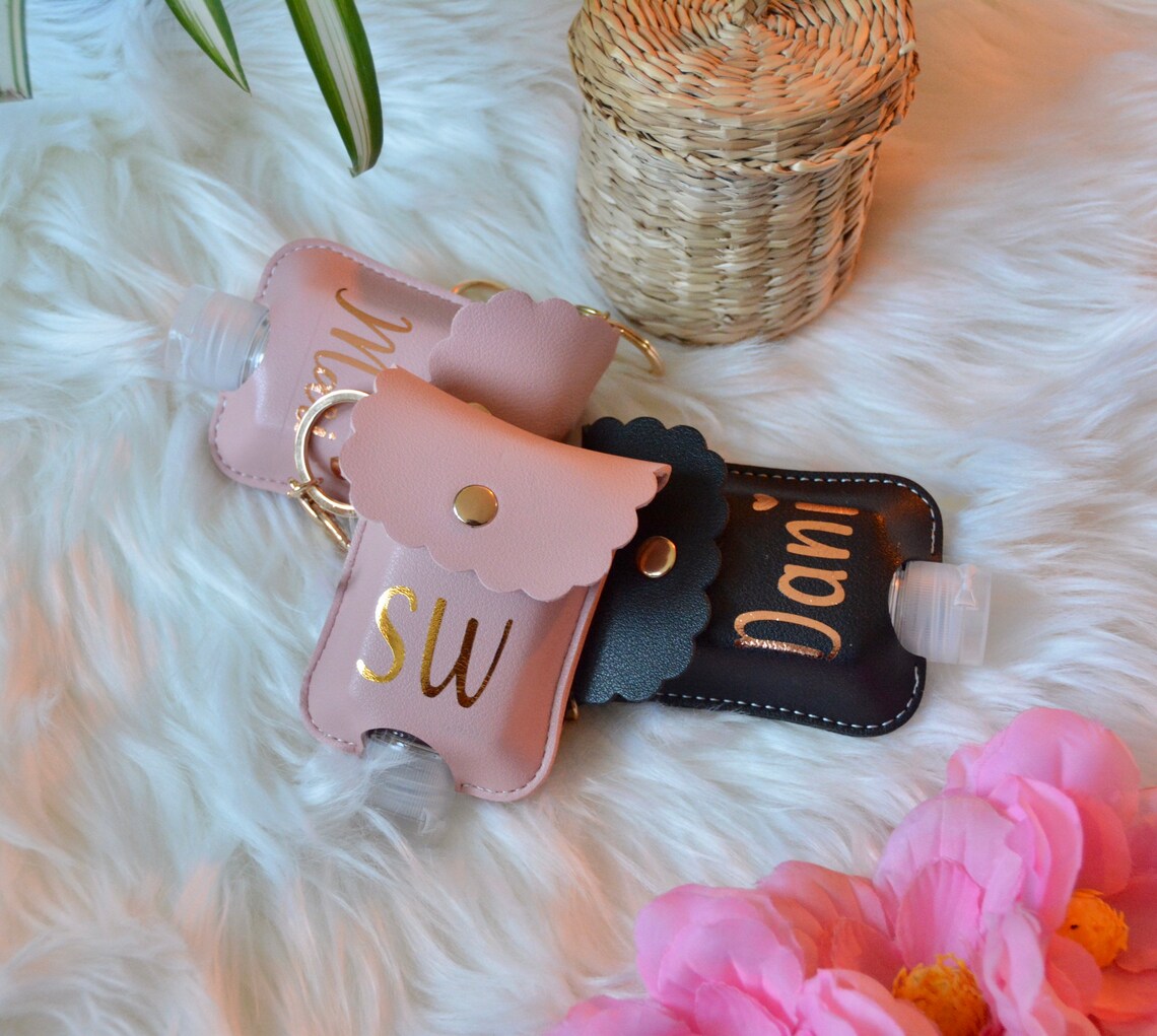 Personalized keychain hand sanitizer Hand sanitizer bottle Etsy