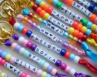 Custom Name Keychain for Kids. Personalized party favors