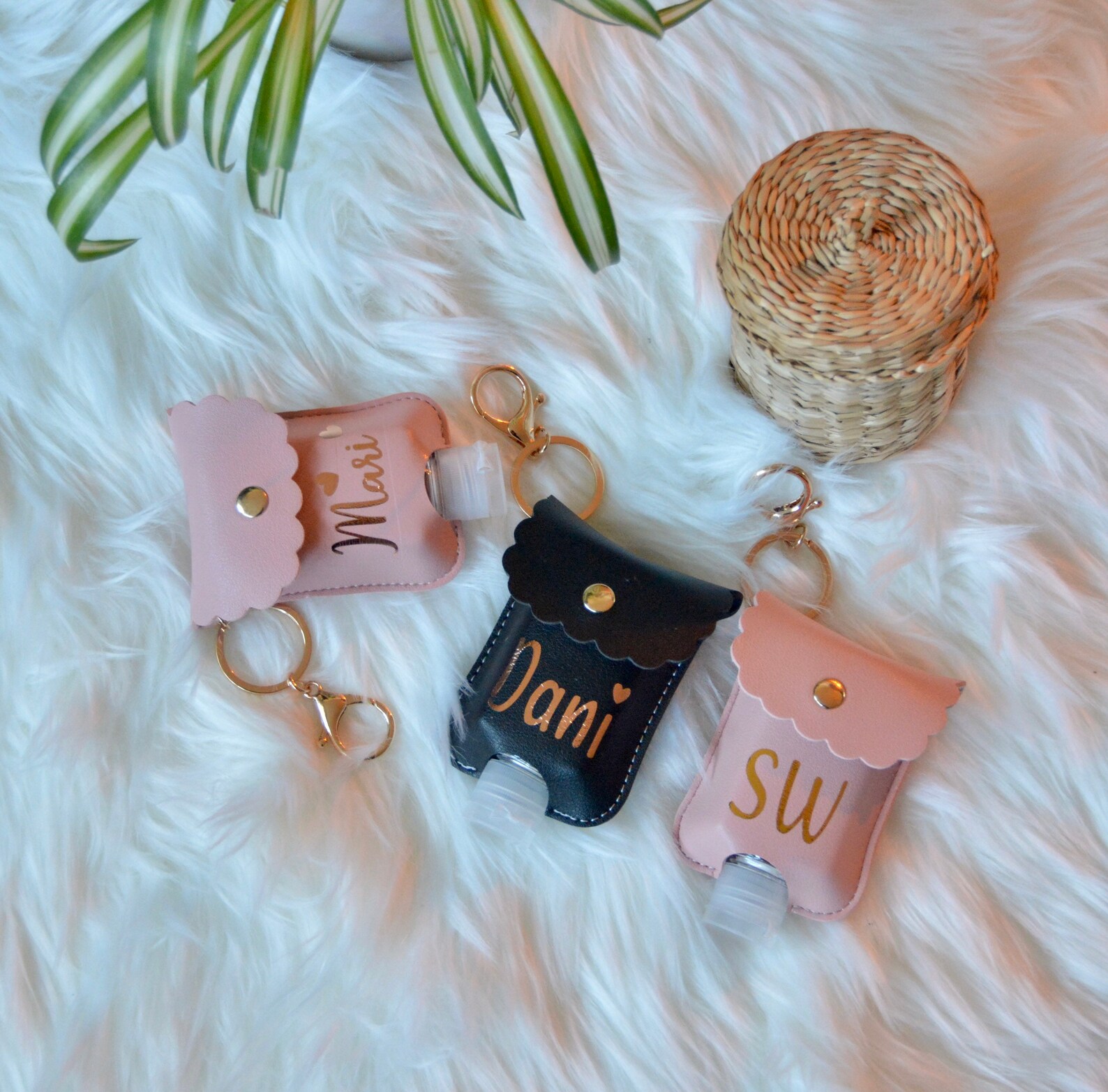 Personalized keychain hand sanitizer Hand sanitizer bottle Etsy