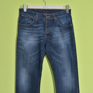 【新品】Nudie Jeans AVERAGE JOE W36 L32 Nudie Jeans Average Joe Mens Denim Blue Size W33 L32 - Etsy
