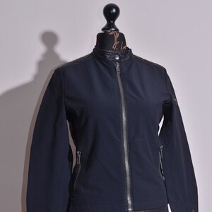 COLMAR Women&#39;s Biker Style Black Short Jacket Size 42