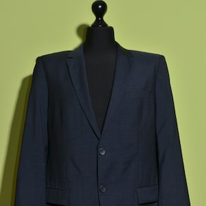 Hugo Boss Men&#39;s Grey 2 Button Blazer Jacket Size UK40 IT50 US40R