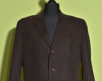 GANT Men&#39;s Brown Cotton 3Button Blazer Jacket Size EU48 UK38 US38