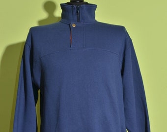 ORVIS Mens Charles F Signature Collection 1 4 Zip Button Snap Jumper Sweater M Etsy