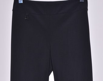 Joseph Ribkoff Womens Black Stretchy Pants Trousers Straight Leg Size UK14 US12