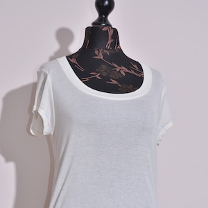BNWT Desigual Womens Basic Beige Short Sleeve T Shirt Size XL