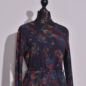 BNWT Desigual Womens Aurora Long Sleeve Top Blouse Belted Floral Print Size XL