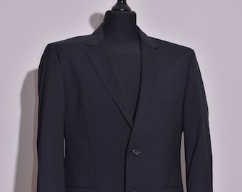 HUGO BOSS The Rider Wool Blend Black Blazer / Sports Jacket Size IT50 / UK40 US40