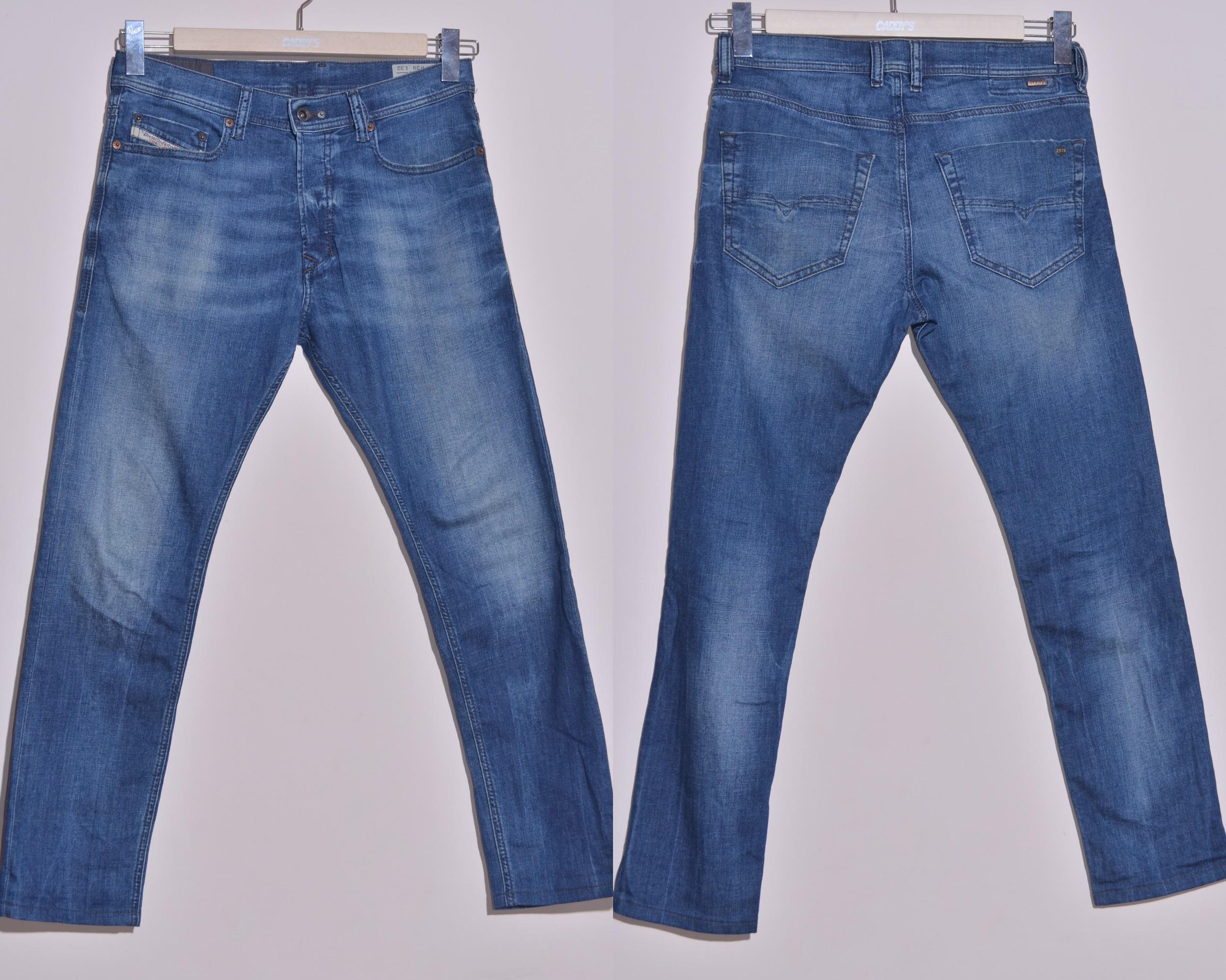 DIESEL TEPPHAR メンズ ジーンズ スリム キャロットブルー サイズ W29 