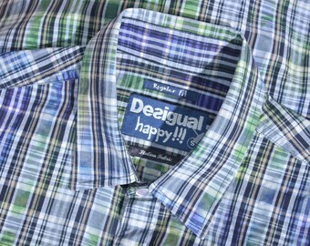 Vintage Sears Check Shirt Snap S 70s Western Wear Roebucks