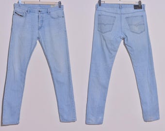 DIESEL THOMMER メンズ スリム スキニー ブルー ジーンズ サイズ W31 