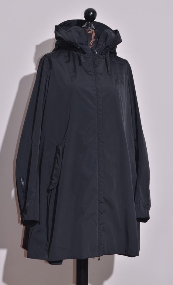 MARITHE FRANCOIS GIRBAUD デザインジャケットコート Marithe Francois Girbaud ヴィンテージ ブラック アバンギャルド A