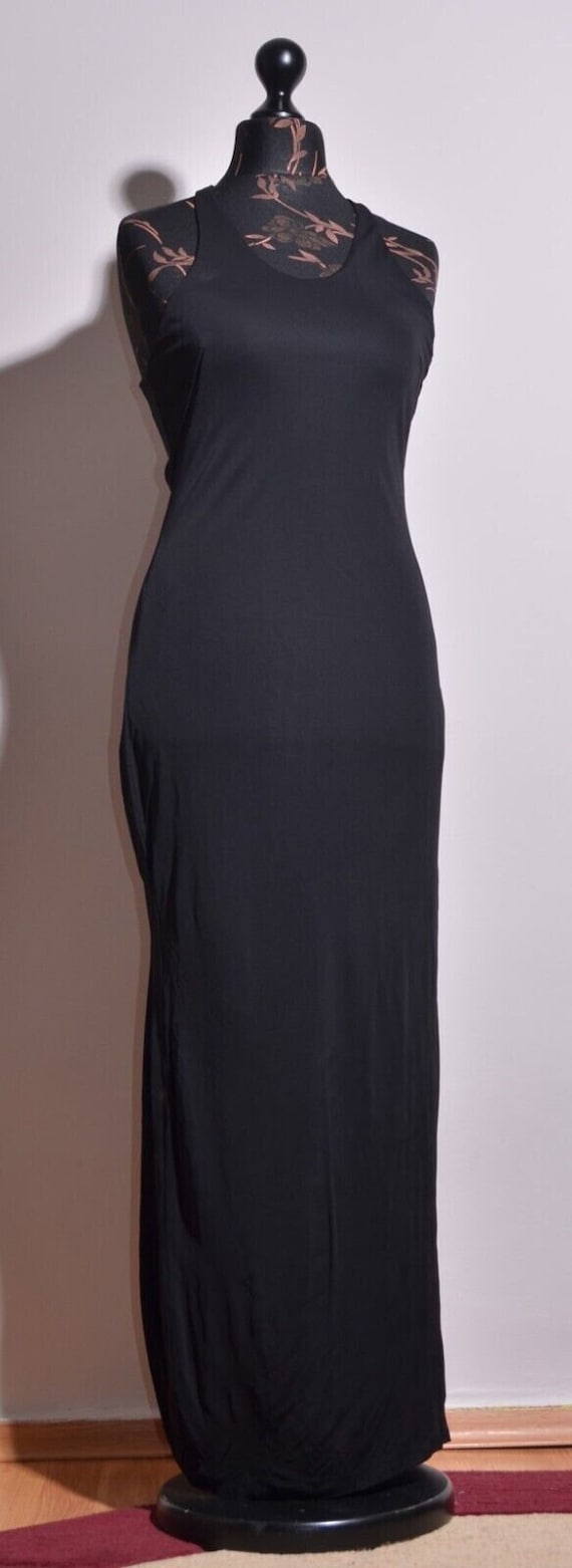 knee length dresses for ladies Alexander Wang Moss Mesh Stripe Bi-Layer Long Sleeve Mini Dress – The  Closet New York