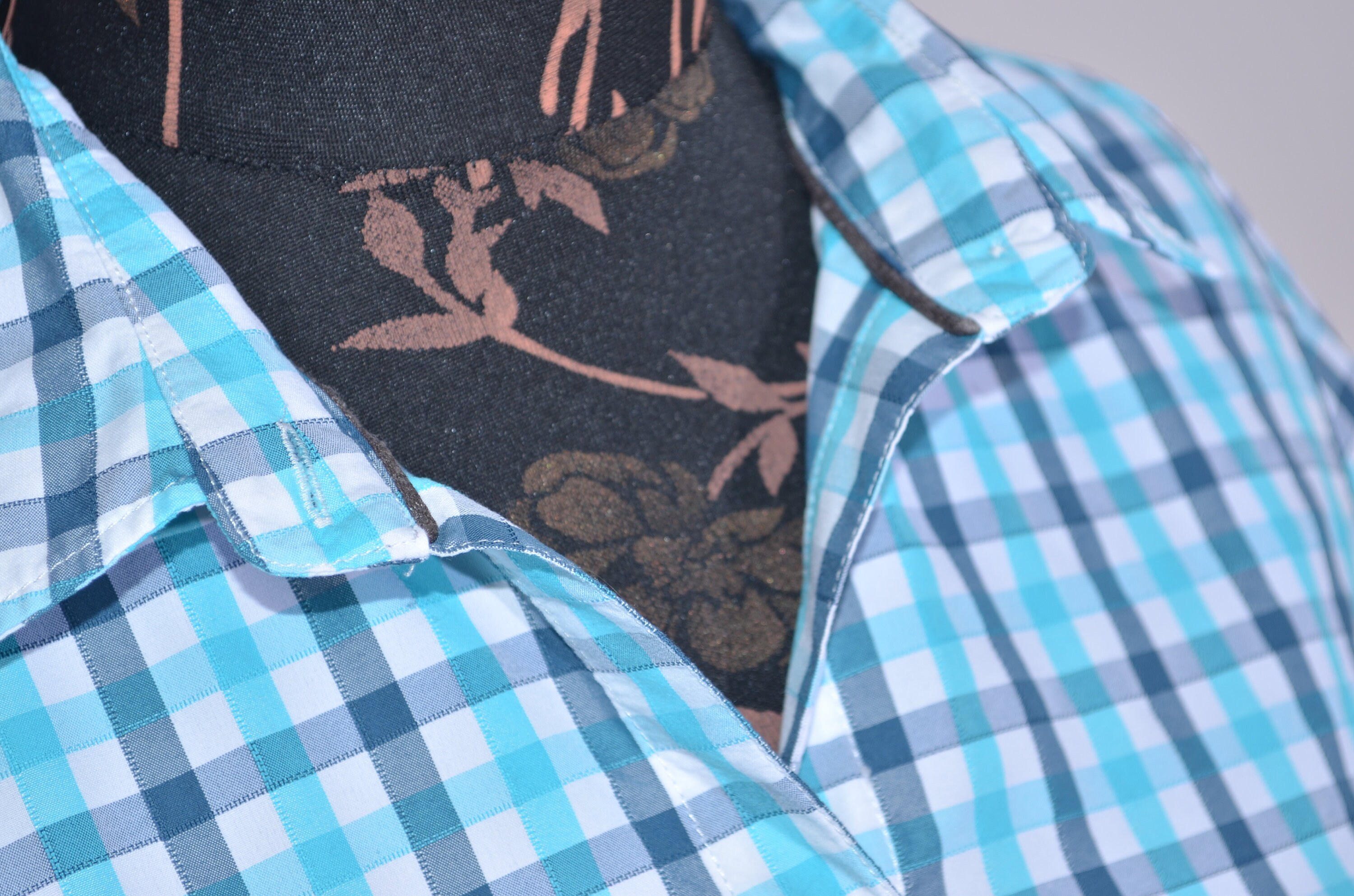Chemise Femme Mammut Bleu à Carreaux – Manches Longues, Taille S, Coton (occasion Parfait état)
