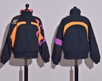 Chaqueta de invierno acolchada Thermore vintage de Fila para mujer, años 90, talla IT44 D38 US8