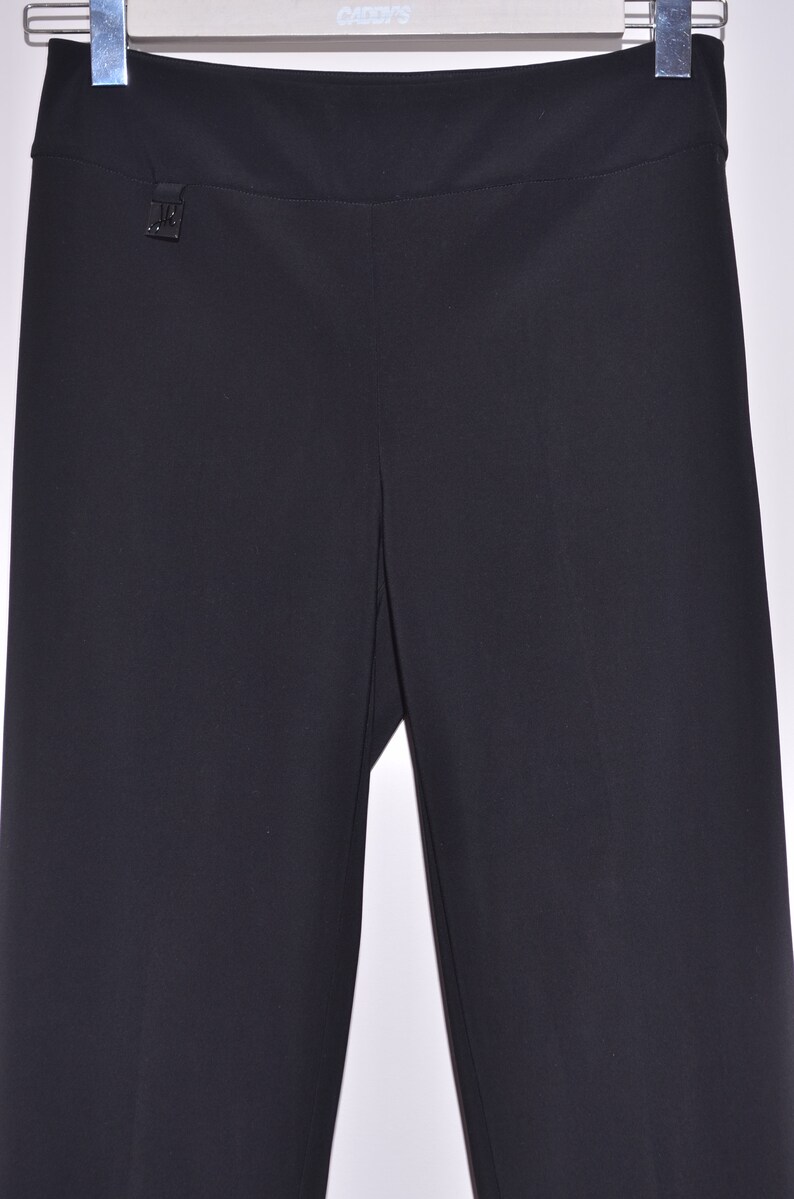 Joseph Ribkoff Womens Black Stretchy Pants Trousers Straight Leg Size UK14 US12 image 2