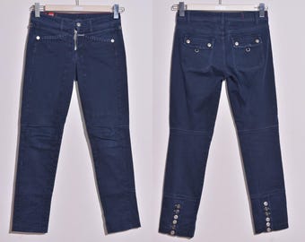 Y*1様 DSQUARED2 IBRAHIMOVIC ICON デニムパンツ 4 DSQUARED2 Ibrahimovic Icon Men's Jeans Denim Blue Distressed Size