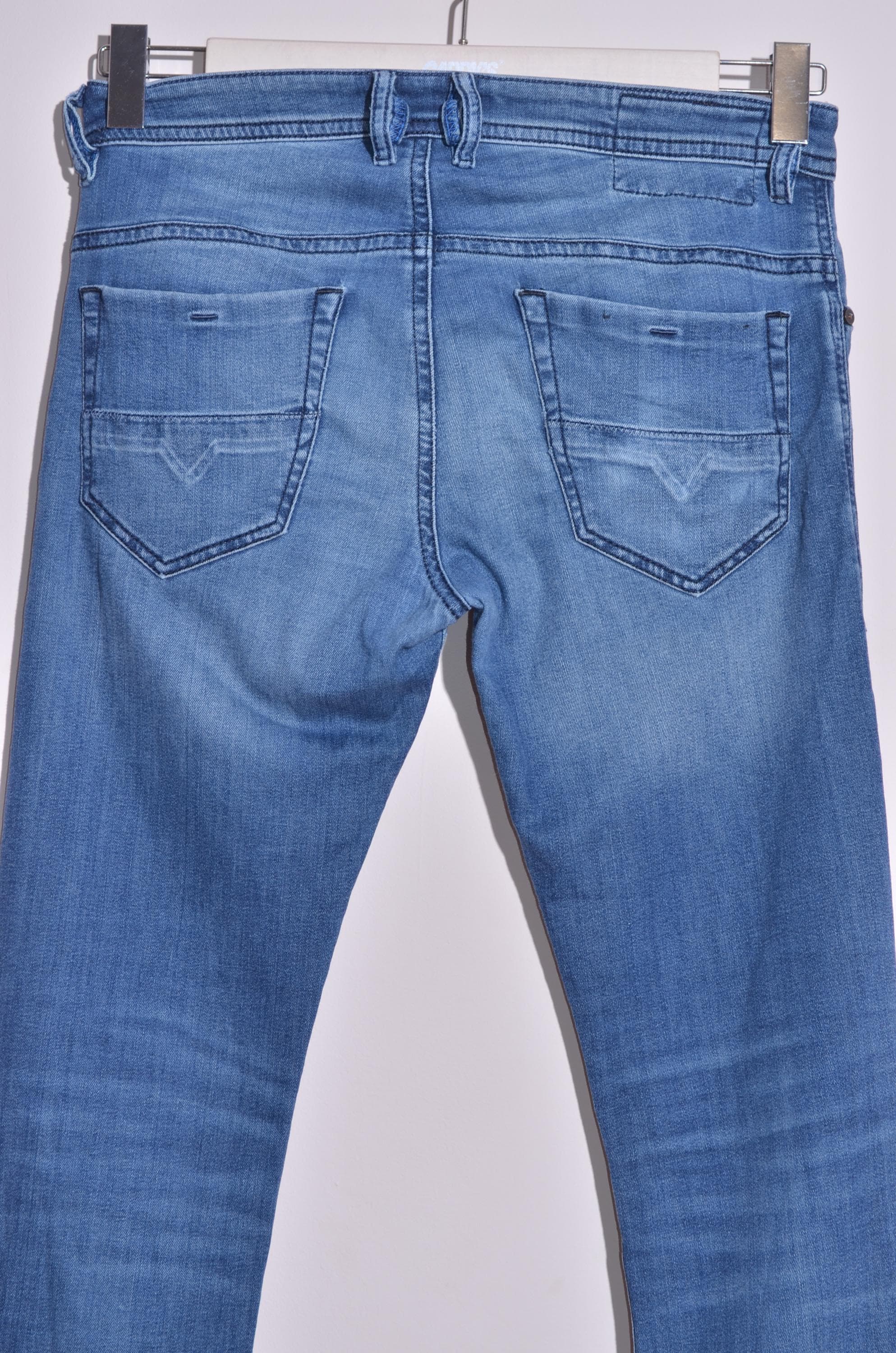 Diesel Thommer Men's Slim Skinny Stretch Jeans Blue Size W30 L32