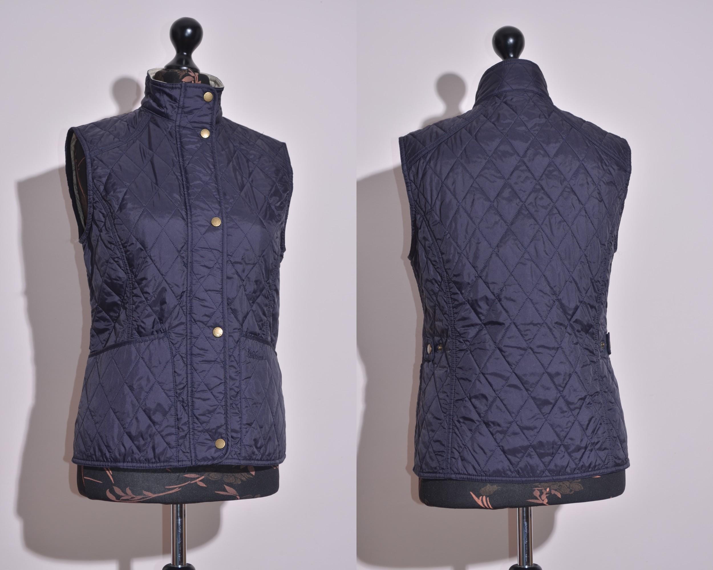 ベスト・ジレ BARBOUR Women Vests LLI0003 LLI NY91 Blue Barbour Womens Gilet Jacket Blue Summer Liddesdale Quilted
