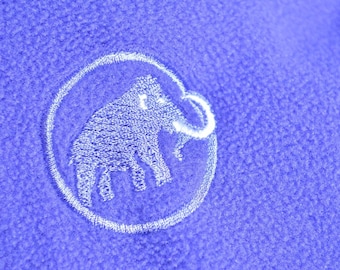 Mammut Womens Fleece Blue Hooded Jumper Size M