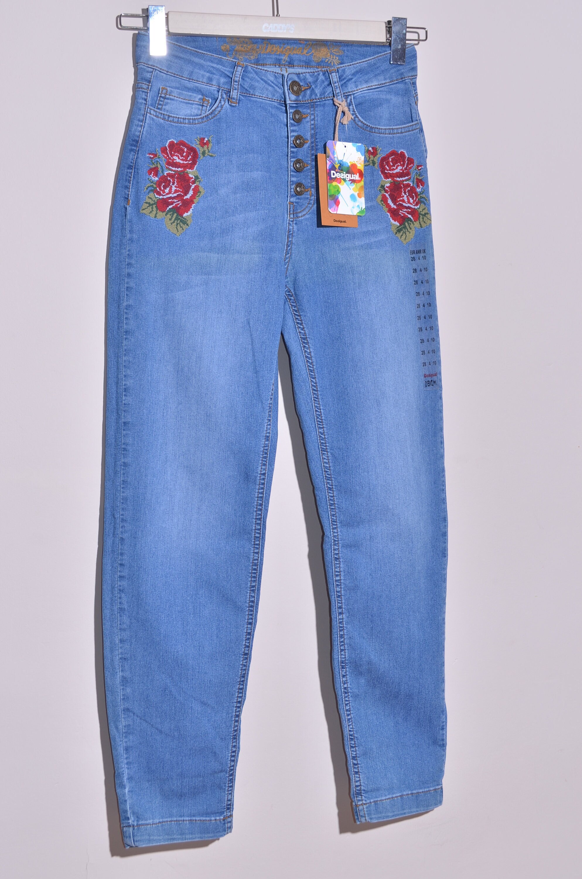 デニム・ジーパン MOTHER Woman Jeans Gnawed Blue 112961321 SWS Sandra High-Rise Wide Leg Jeans | GUESS Factory