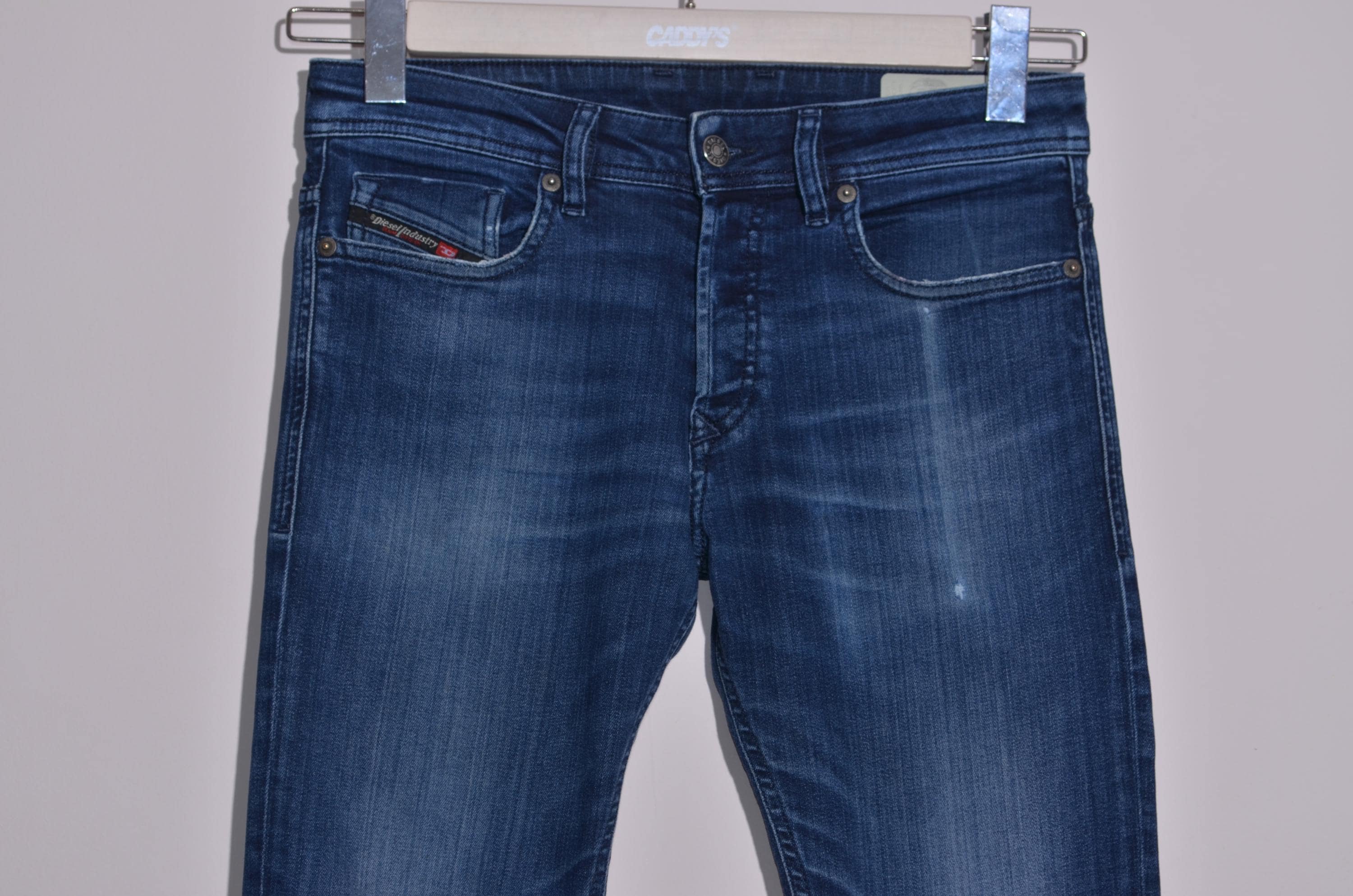 DIESEL SLEENKER-X Men's Slim Skinny Jeans Dark Blue Size W29 L32