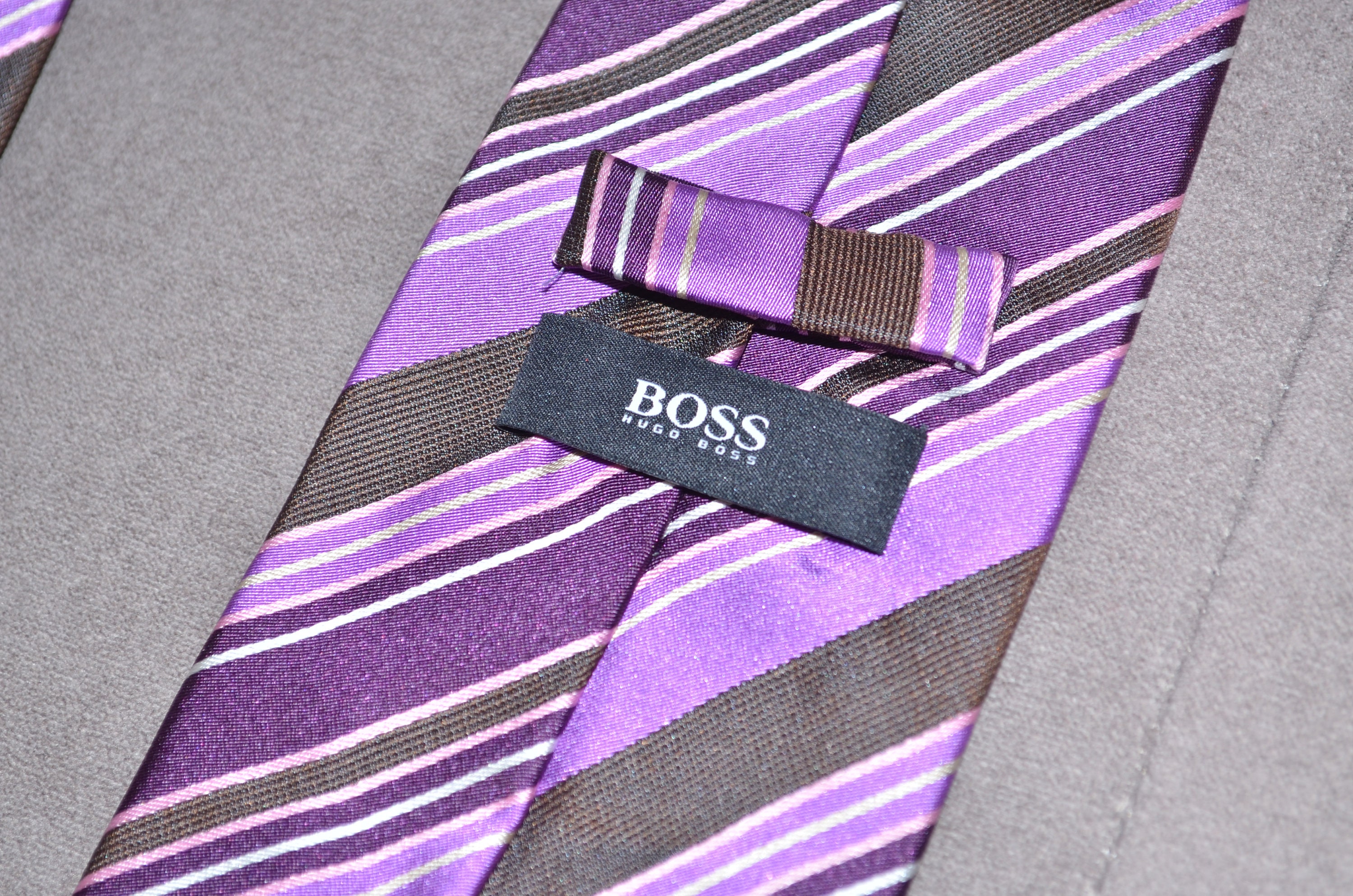 hugo boss purple tie